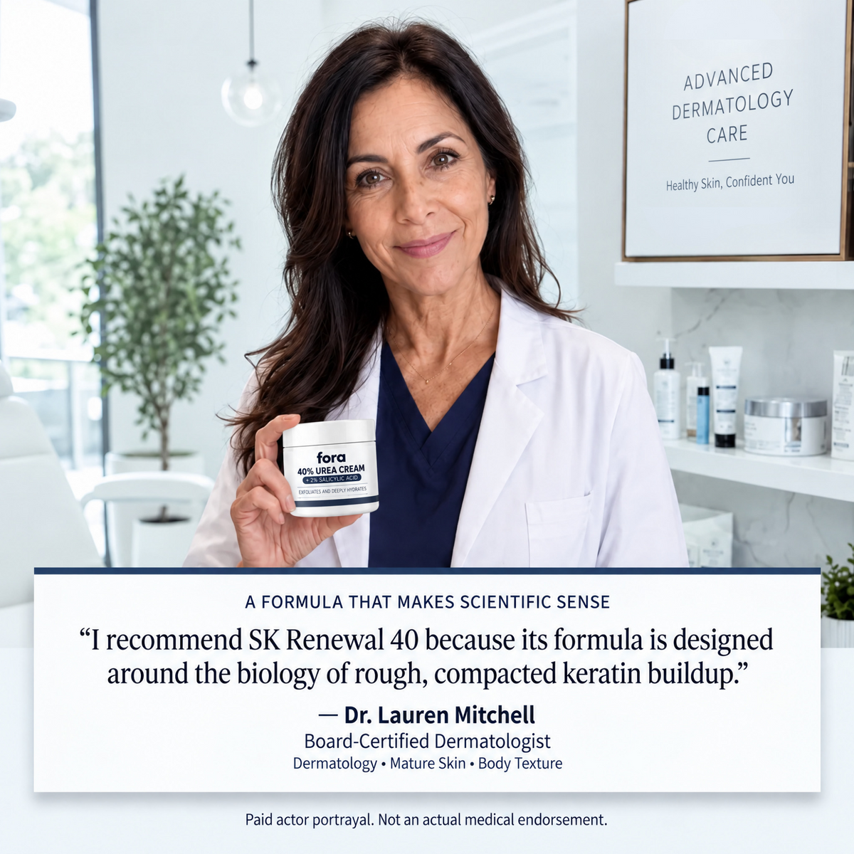SK Renewal 40 — Advanced Keratolytic Cream For Rough, Raised Seborrheic Keratoses